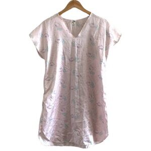 Vintage | Cottagecore polyester floral nightie nightgown size small